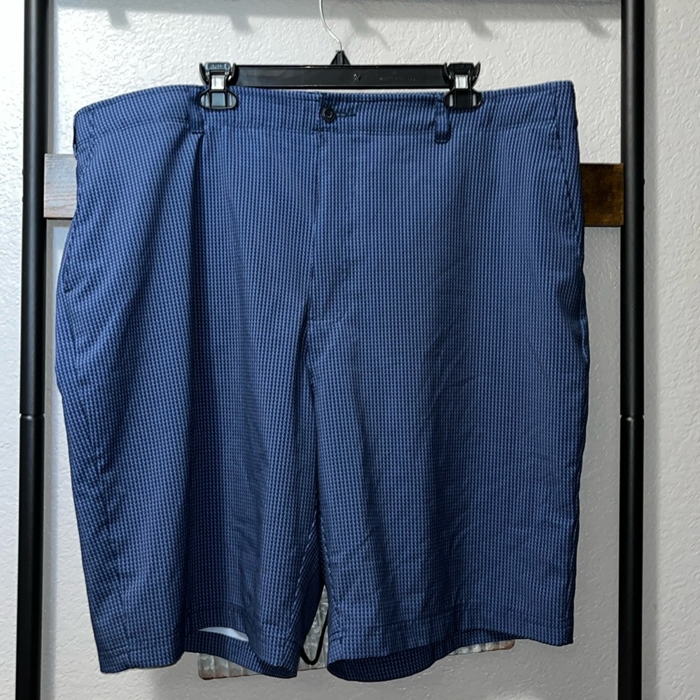 Ben Hogan Performance Golf Shorts Mens Blue Diamond Moisture Wicking UPF 50